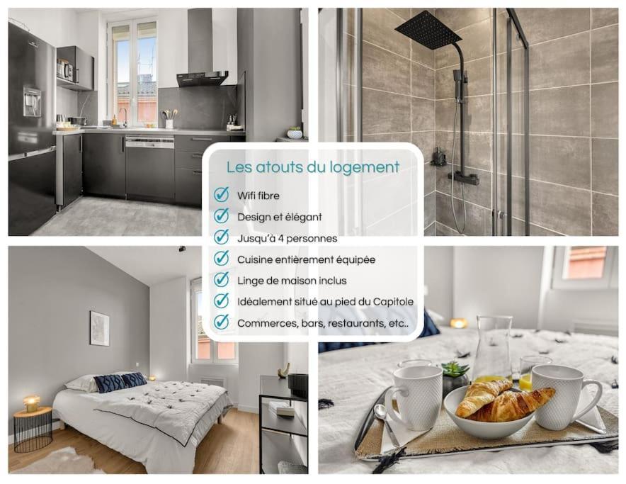 Ღ Le Lormian - Design & Confortable - Capitole Toulouse Exteriör bild